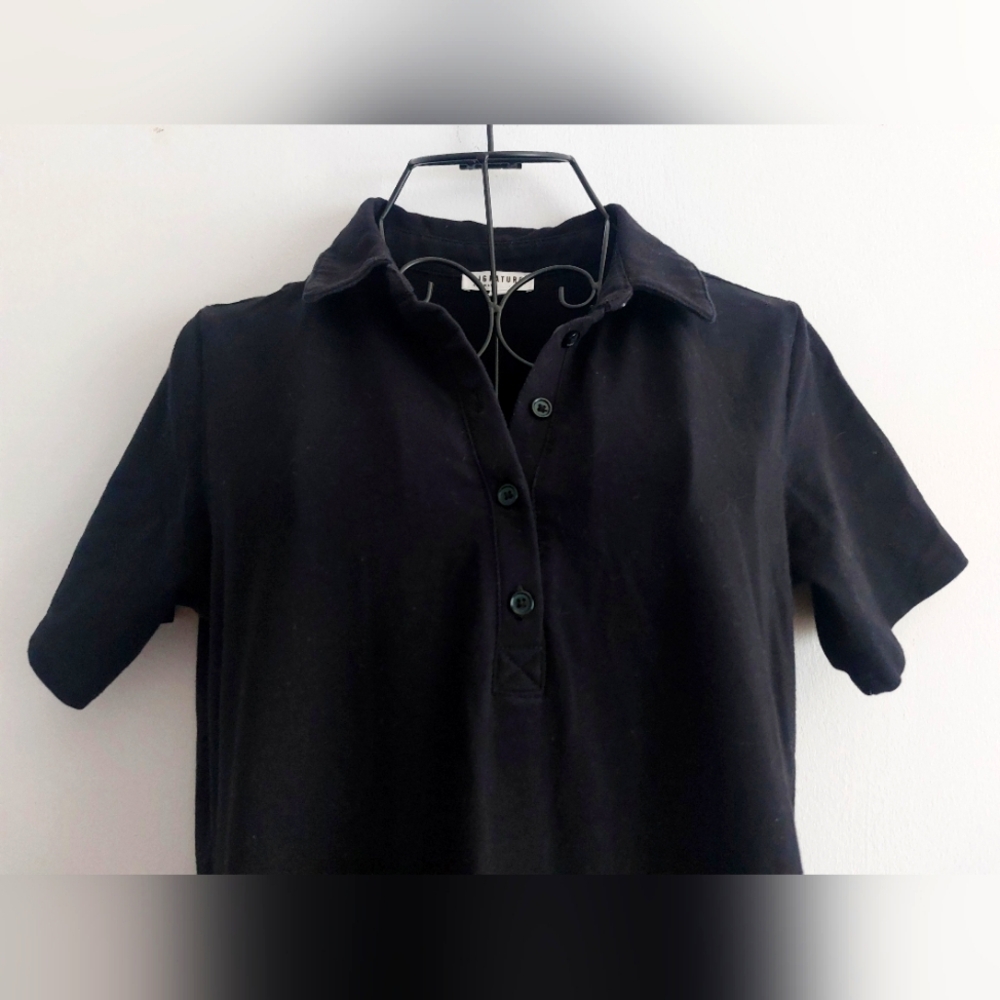 Reitmans Black Polo Dress